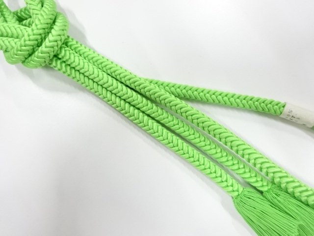 未使用品　正絹　撚り房　手組帯締め